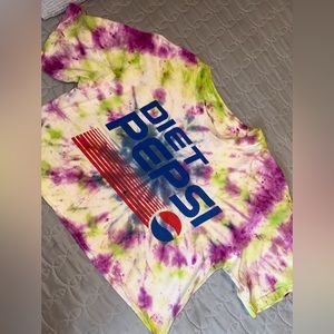 Diet Pepsi cropped shirt